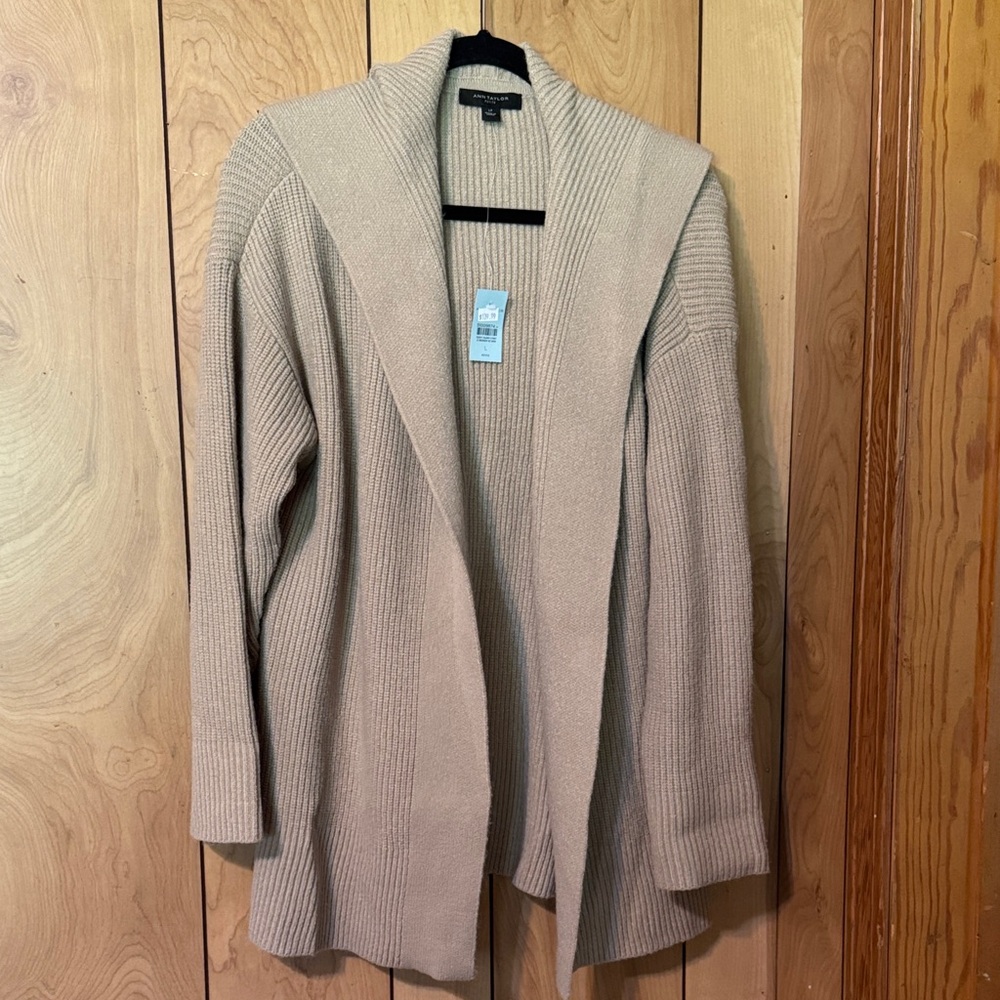 Ann Taylor Petite Beige Women's Cardigan